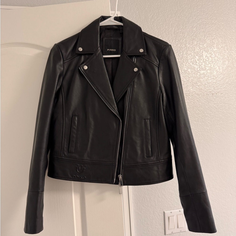 Pinko Leather Jacket